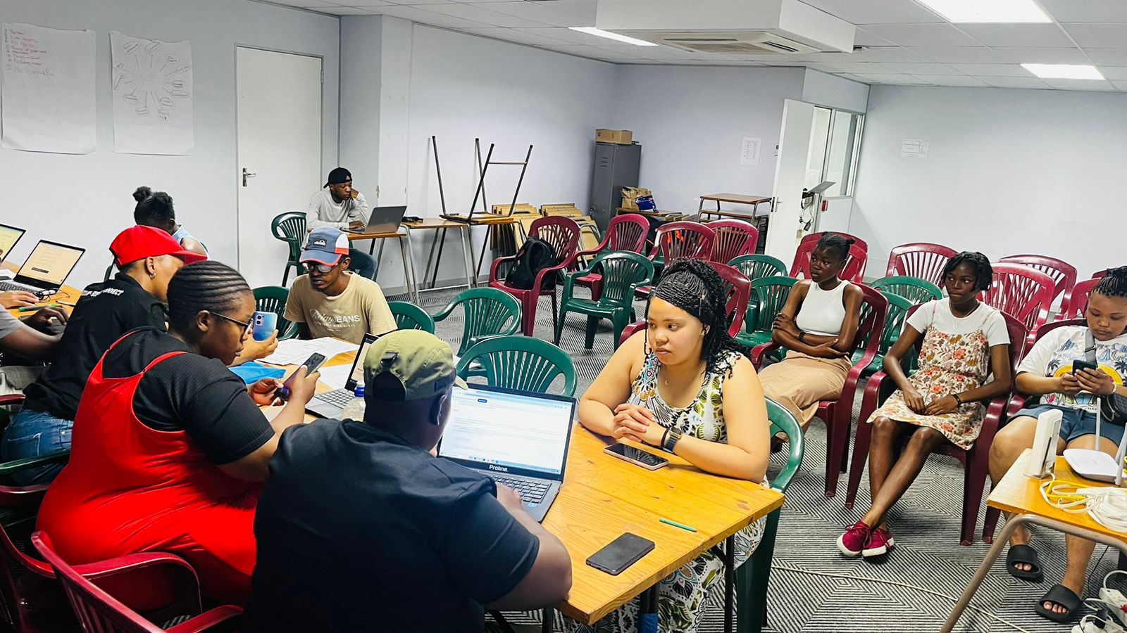Learners exploring careers